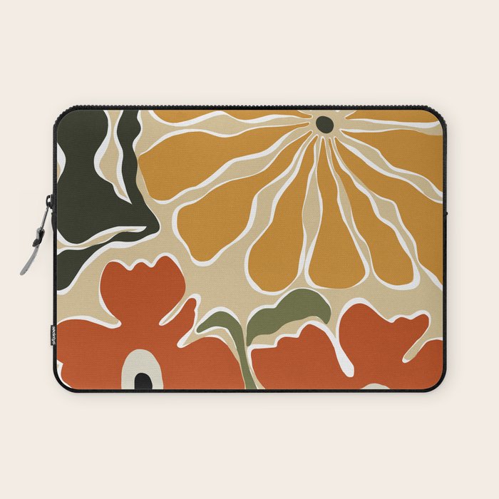 Bold Garden from 70s Laptop Sleeve Gallery Image 1