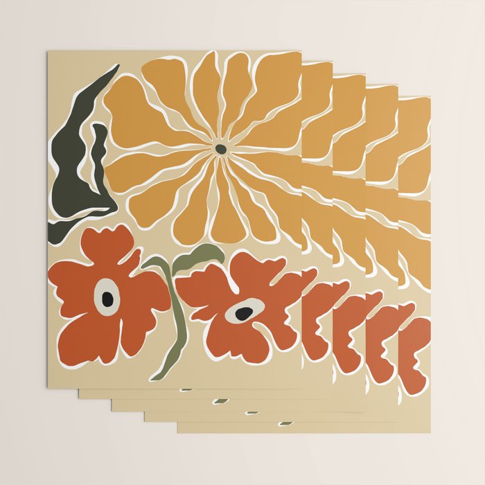 Bold Garden from 70s Wrapping Paper Gallery Image 3