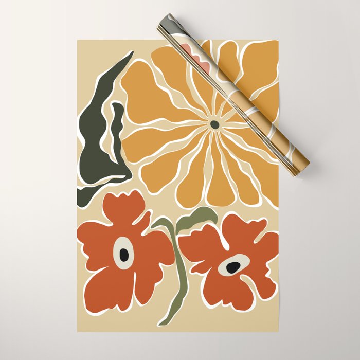 Bold Garden from 70s Wrapping Paper Gallery Image 1