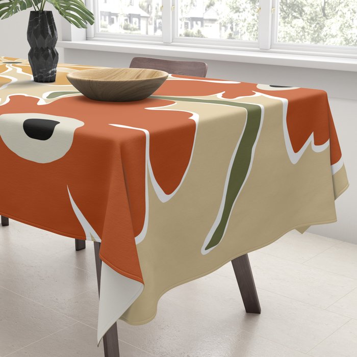 Bold Garden from 70s Tablecloth Gallery Image 3