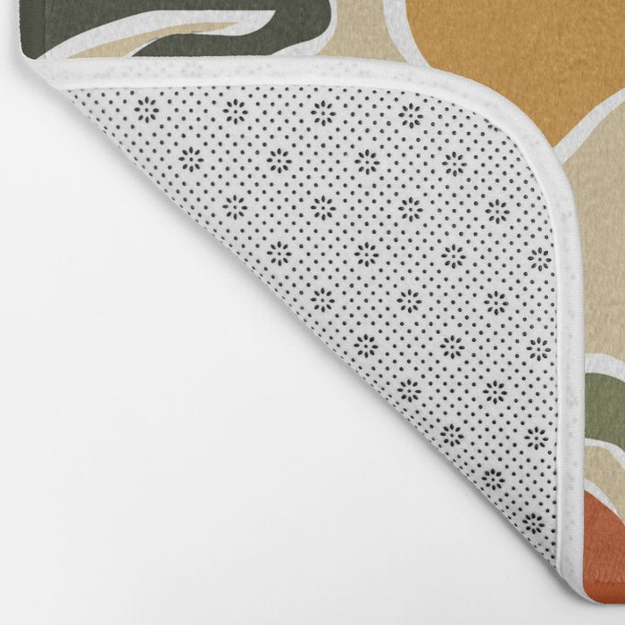 Bold Garden from 70s Bath Mat Gallery Image 2