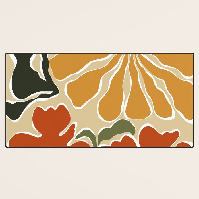 Bold Garden from 70s Desk Mat Gallery Image 3