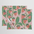 Strawberry plants Placemat Gallery Image 1