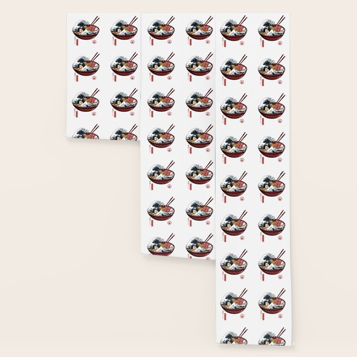 Great Ramen Wave White Wallpaper Gallery Image 3