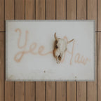 Yee Haw Cow Skull Outdoor Rug Gallery Image 1