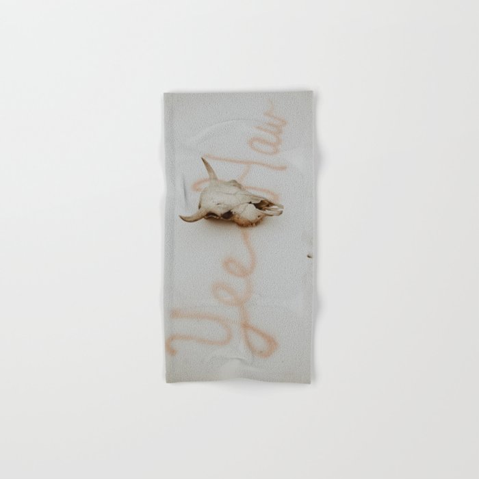 Yee Haw Cow Skull Bath Towel Gallery Image 1