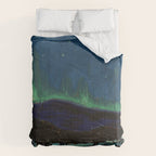 Tom Thomson Northern Lights Canadian Landscape Artist Comforter Gallery Image 6