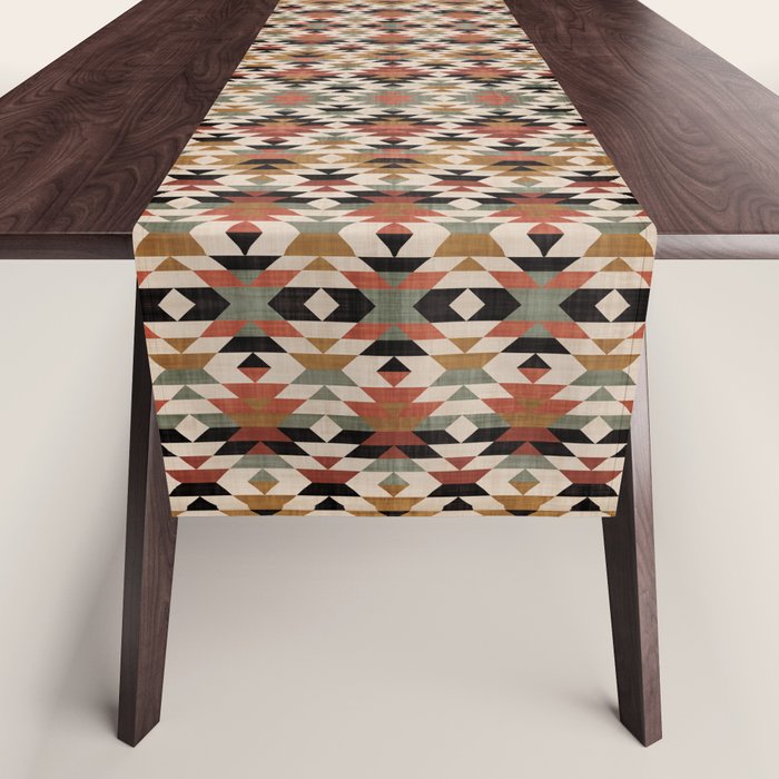 Southwestern Boho Prints Table Runner Gallery Image 1