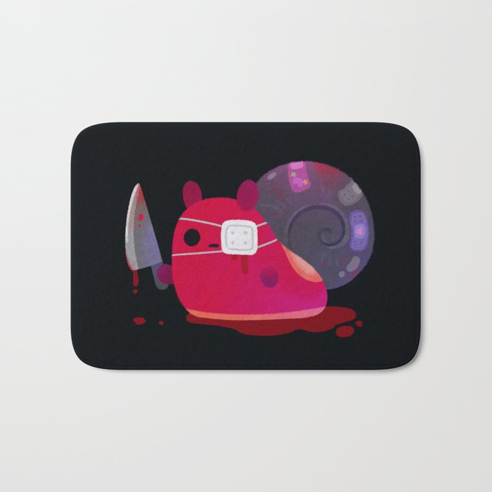 super cute snail Bath Mat Gallery Image 1