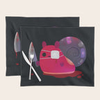 super cute snail Placemat Gallery Image 1