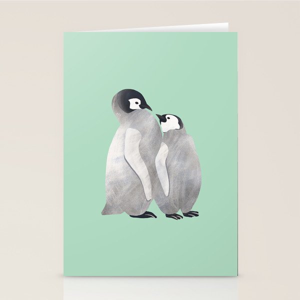 Baby Penguins Stationery Card Gallery Image 1