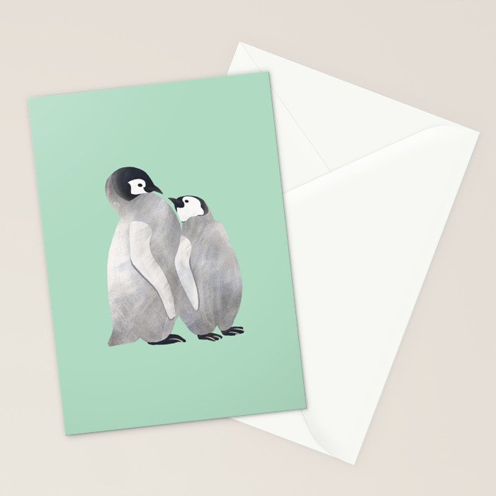 Baby Penguins Stationery Card Gallery Image 2