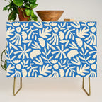 Organic nature flower shape art pattern Credenza Gallery Image 1