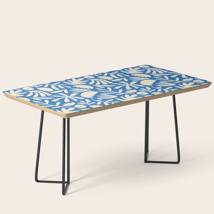 Organic nature flower shape art pattern Coffee Table Gallery Image 1