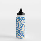 Organic nature flower shape art pattern Water Bottle Gallery Image 3