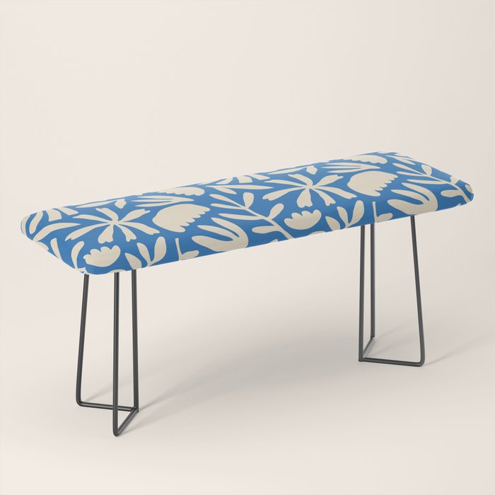 Organic nature flower shape art pattern Bench Gallery Image 1