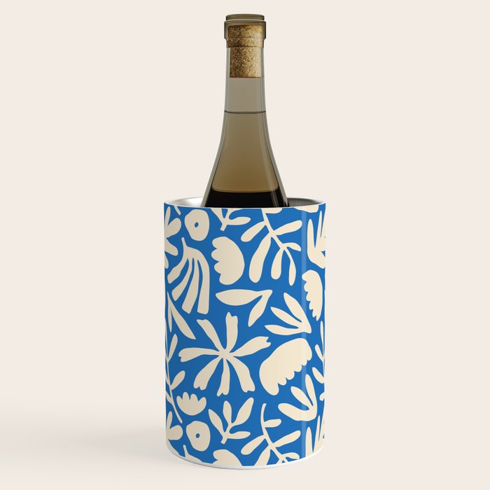 Organic nature flower shape art pattern Wine Chiller Gallery Image 2