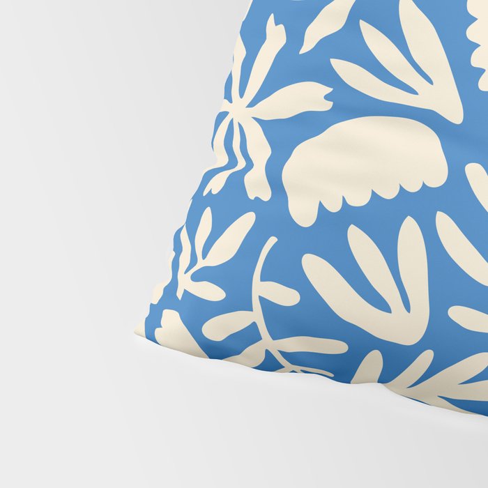 Organic nature flower shape art pattern Pillow Sham Gallery Image 4