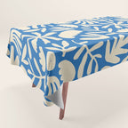 Organic nature flower shape art pattern Tablecloth Gallery Image 1