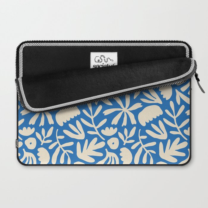 Organic nature flower shape art pattern Laptop Sleeve Gallery Image 2