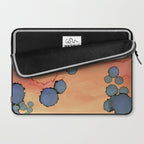 Moon Rising - minimalist abstract painting sun and moon Laptop Sleeve Gallery Image 2