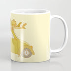 Wandering bug adventure mobile retro surf art by surfy birdy Coffee Mug Gallery Image 1