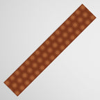 Boho Summer Sun Pattern IX Burnt Red and Orange Table Runner Gallery Image 3