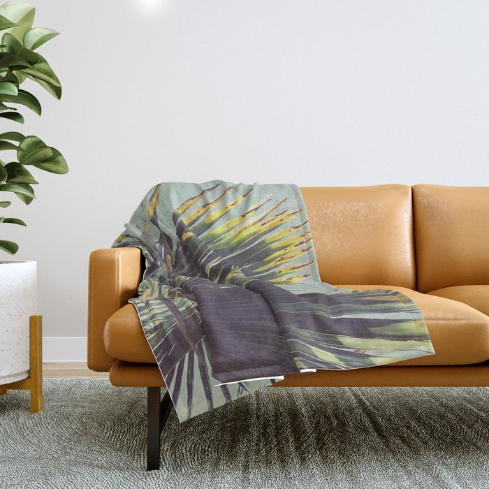 Palm Tree Throw Blanket Gallery Image 1