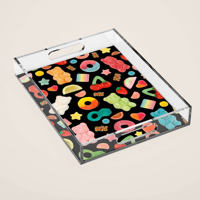 Candy Print in Black Acrylic Tray Gallery Image 1