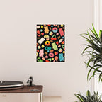 Candy Print in Black Poster Gallery Image 2