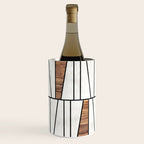 Mid-Century Modern Pattern No.4 - Concrete and Wood Wine Chiller Gallery Image 3
