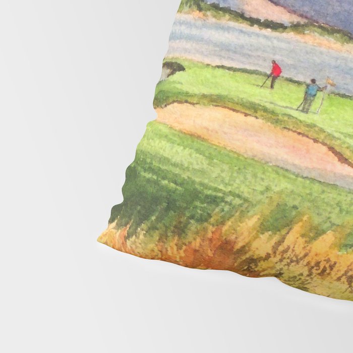 Pebble Beach Golf Course Hole 7 Pillow Sham Gallery Image 4