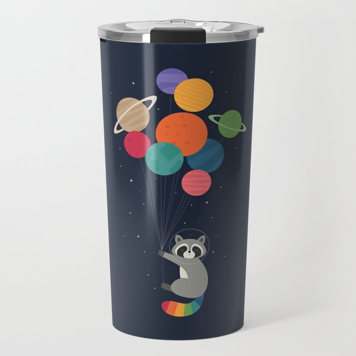Space Raccoon Travel Mug Gallery Image 1