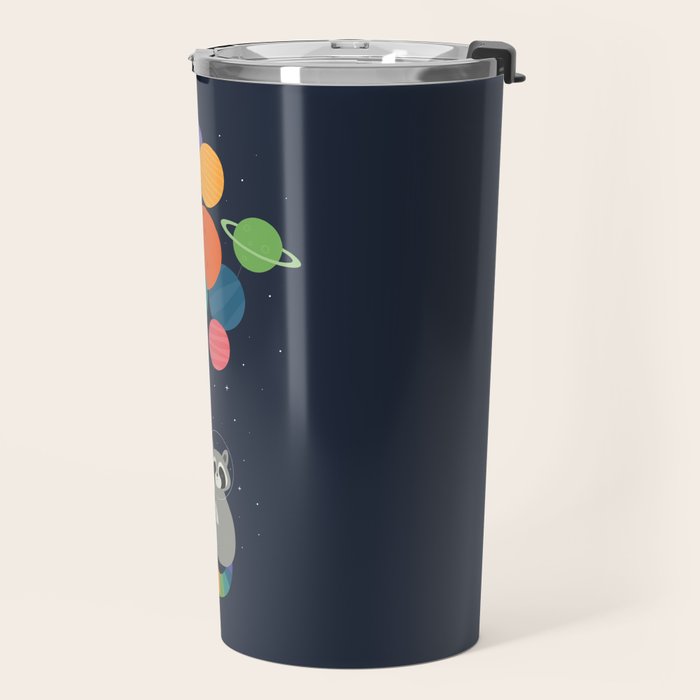 Space Raccoon Travel Mug Gallery Image 2