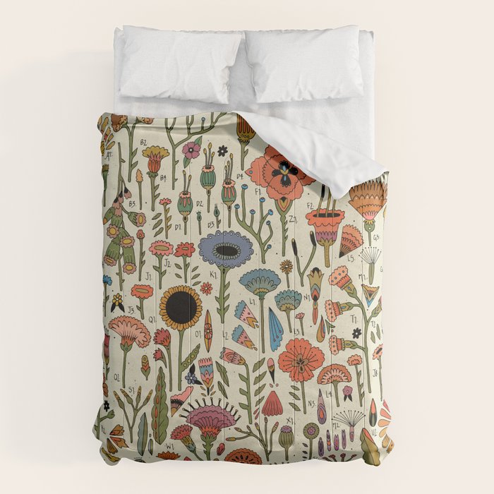 Wildflower Chart Comforter Gallery Image 6
