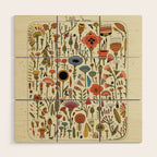 Wildflower Chart Wood Wall Art Gallery Image 1
