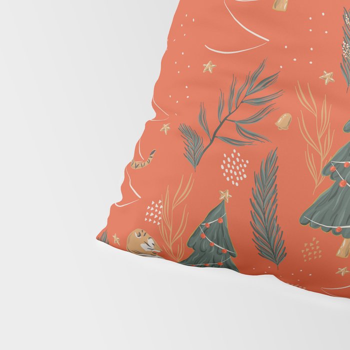 Tigers Christmas Pillow Sham Gallery Image 4