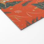 Tigers Christmas Welcome Mat Gallery Image 2