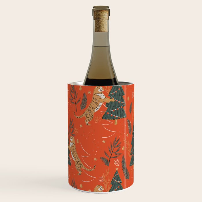 Tigers Christmas Wine Chiller Gallery Image 2