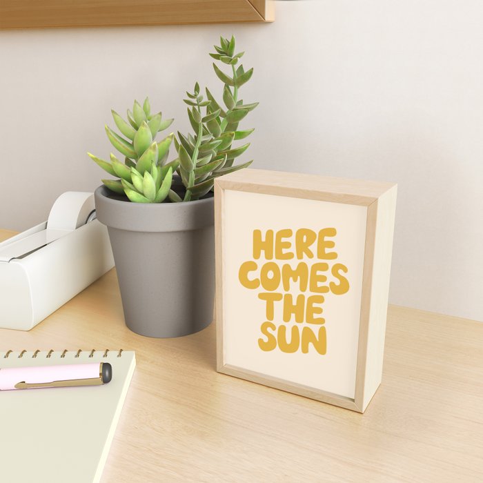 Here Comes the Sun Mini Art Print Gallery Image 2