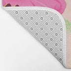 Palm Springs Pink Poodle Martini Girl Bath Mat Gallery Image 2