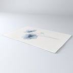 Blue Watercolor Poppies Rug Gallery Image 3