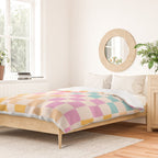 If you like it... Retro and  Fun words on checks  Duvet Cover Gallery Image 2