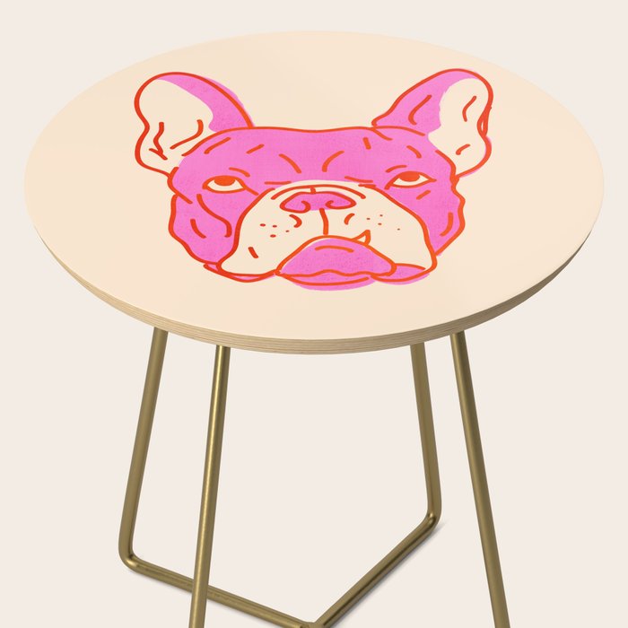 Hot Pink Bulldog Side Table Gallery Image 2