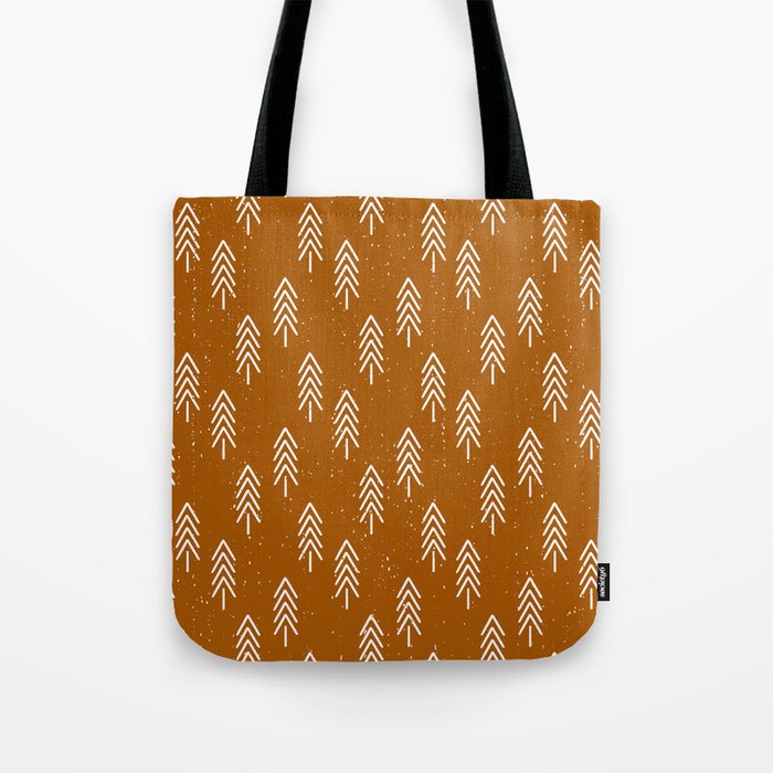 Pine Trees . Clay Tote Bag Gallery Image 1