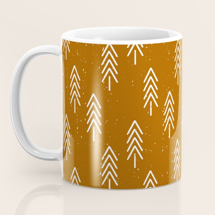Pine Trees . Clay Coffee Mug Gallery Image 3