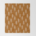 Pine Trees . Clay Throw Blanket Gallery Image 2