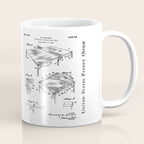 Table Tennis Patent - Tennis Art - Antique Coffee Mug Gallery Image 1