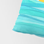 Ocean View Colorful Landscape Pillow Sham Gallery Image 4