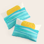 Ocean View Colorful Landscape Pillow Sham Gallery Image 3